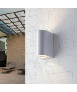 APPLIQUE "ONE" PER ESTERNO BIEMISSIONE LUMINOSA BIANCO, 35W
